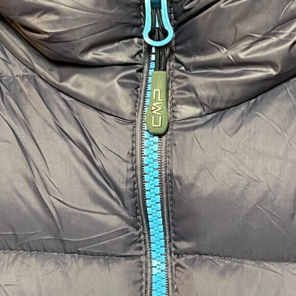 CMP Lightweight Down Hooded Jacket Greyish Purple Sz Womens M - Picture 7 of 9